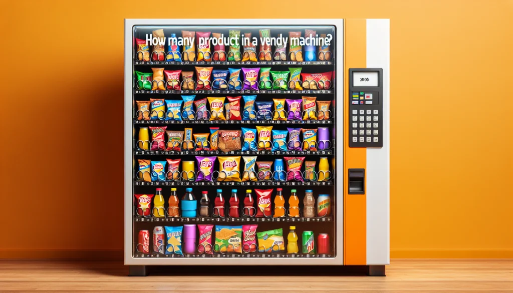 Cuántos productos entran en una máquina expendedora