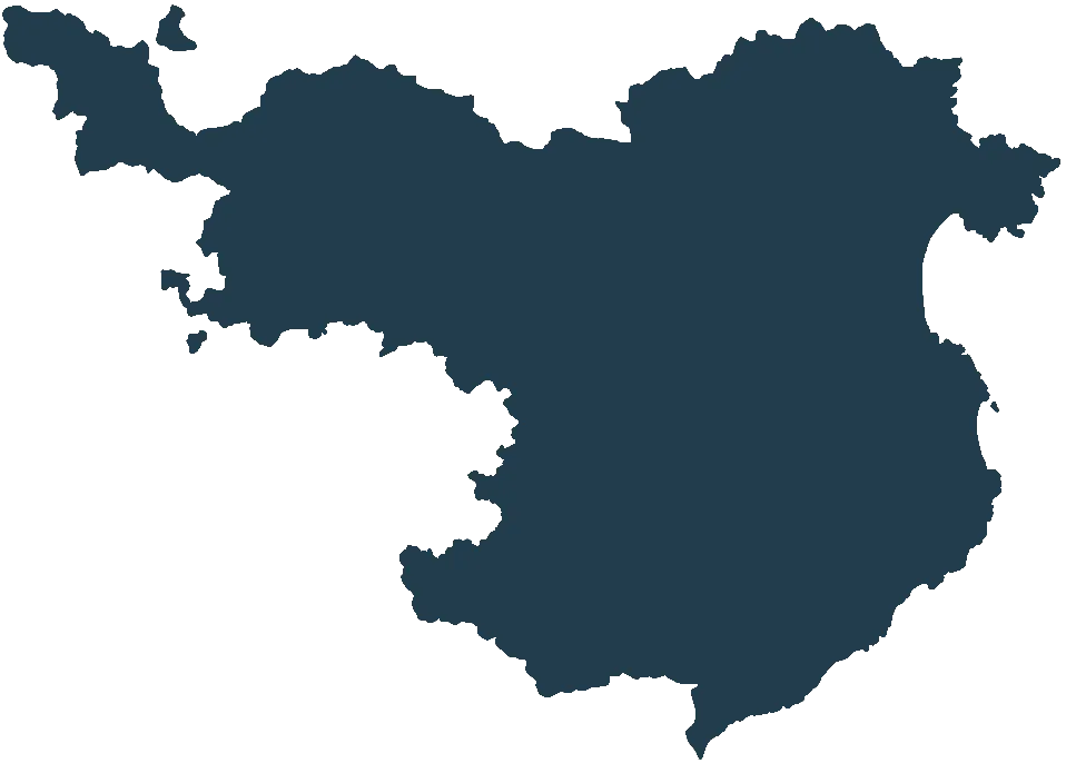 Mapa de la provincia de Girona Mapa de la provincia de Girona