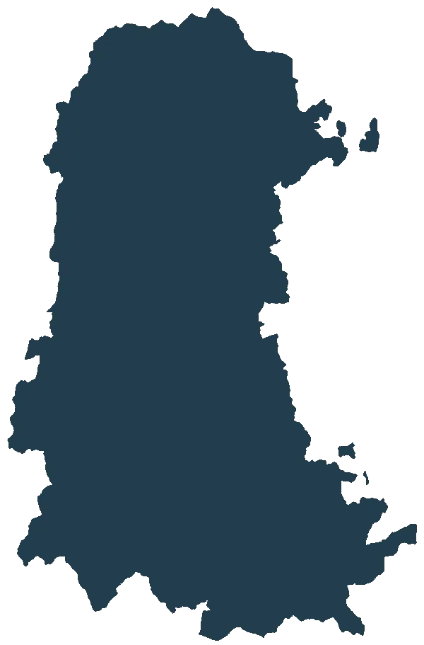 Mapa de la provincia de Las Palencia Mapa de la provincia de Las Palencia