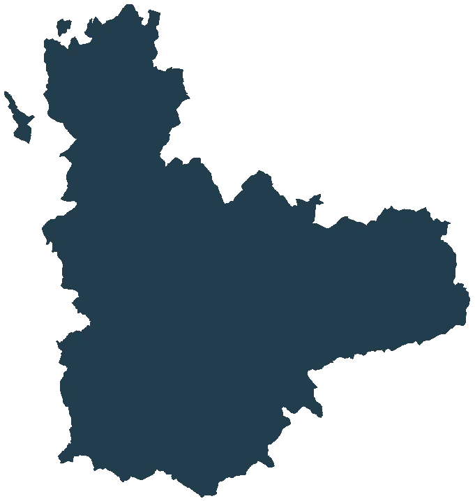 Mapa de la provincia de Valladolid Mapa de la provincia de Valladolid