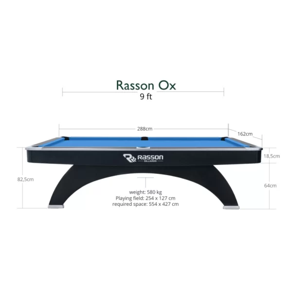 Mesa Rasson OX 9ft Negra