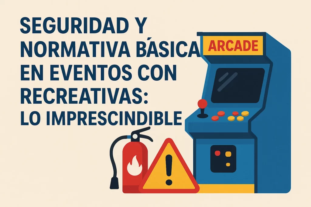Seguridad y normativa básica en eventos con recreativas: lo imprescindible